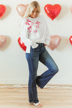 Vada High Low Oversize Sweatshirt