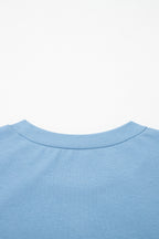 Henley Short Puff Sleeve Top