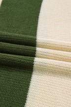 Violet Stripe Colorblock Notched PLUS Sweater