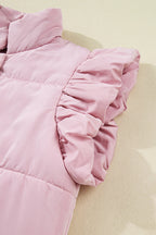 Ava Sleeve Snap Puffer Vest