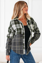 Scarlett Print Textured Knit Shacket