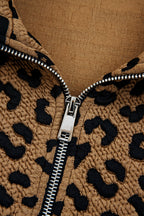 Ava Print Quarter Zip Sweatshirt