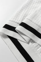 Greta Trim Pullover Waffle Top