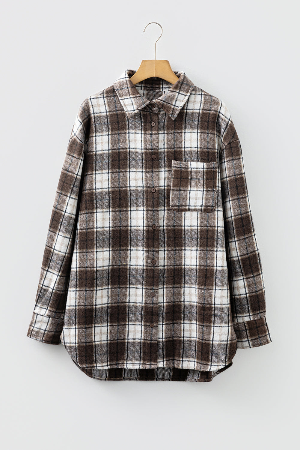 Harper Single Chest Boyfriend Shacket