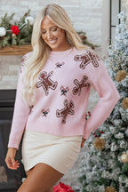 Grehara Man Print Casual Sweater