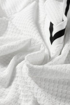 Greta Trim Pullover Waffle Top