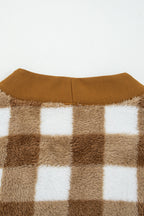 Amora Sherpa Loose Knit Cardigan