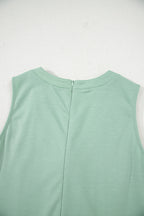 Remy Pintuck Sleeveless Loose Romper