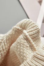 Elizabeth Netted Texture Pullover Sweater