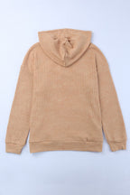 Janelle Knit Kangaroo Hooded Sweatshirt