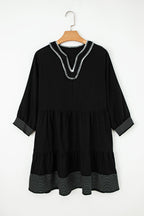 Patara Sleeve Tiered Mini Dress