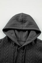 Promise Textured Baggy Solid Hoodie