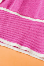 Hadlee Color Contrast Side Cardigan