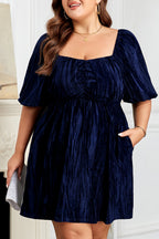 Kataleya Short Puff Sleeve PLUS Dress