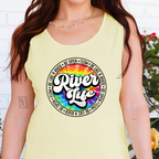 Wholesale River Life Circle Graphic Tank Top - CC Butter Tank