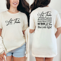 Wholesale Let Them Words Graphic Tee - Natural Tee