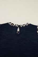 Ayra Patchwork Short Sleeve Top