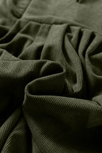 Michelle Pleated Corduroy Mini Dress