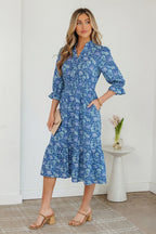 Athena Bracelet Sleeve Long Dress