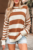 Sadie Sleeve Patchwork Baggy Sweater