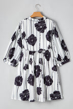 Alexa Lace Up Mini PLUS Dress