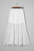 Maliyah Lace Flowy Maxi Skirt