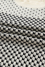 Kinley Pattern Lantern Sleeve Sweater