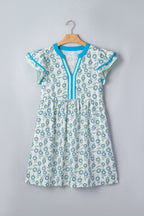 Marlowe Flutter Sleeve Mini Dress