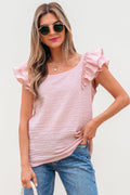 Katelyn Textured Bow Knot Blouse