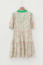 Rachel Short Puff Sleeve Dress