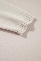 Mila Beaded High Bodycon Sweater