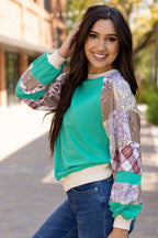 Maeve Sleeve Raglan top Long Sleeve Top