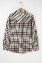 Ava Flap Patchwork Plaid Shacket