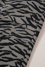 Hunter Printed Wide Leg Jeans
