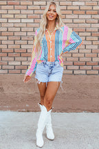 Winter Drop Shoulder Loose Shirt