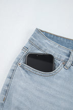 Kimberly Length Distressed Skinny Jeans