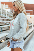 Ashalia baseball bow  Sweatshirt