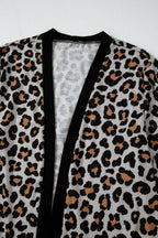 Jazmin Patched Open Front Cardigan
