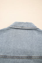 Sophia Zip Up Washed Jacket
