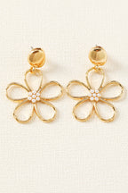 Kendall Pearl Decor Stud Earrings