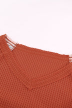 Karina Eyelet thermal Knit Top