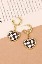 Madelynn Twisted Hoop Stud Earrings