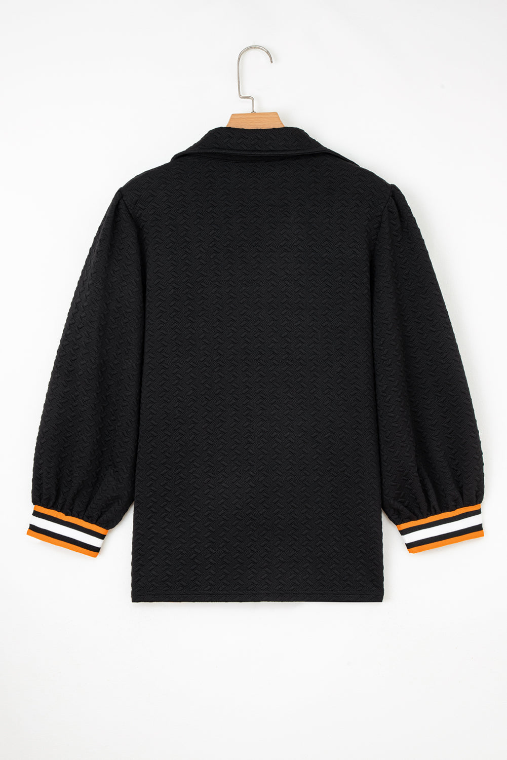 Keziah Patchwork Polo Collar Pullover