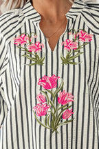 Harmoni Detail Short Sleeve Blouse