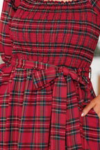 Jazmin Waist Flared Midi Dress