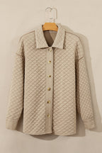 Celeste Quilted Puffer Buttoned Shacket