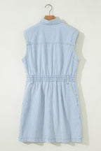 Anne Front Sleeveless Mini Dress