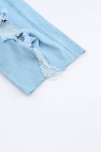 Sophia Constructed Bib Distressed Overalls