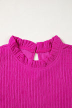 Londyn Trim Short Sleeve Blouse