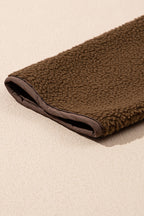 Abigail Coffee toggle Teddy Coat